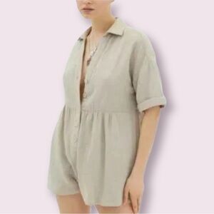 Urban Outfitters Tan Romper
